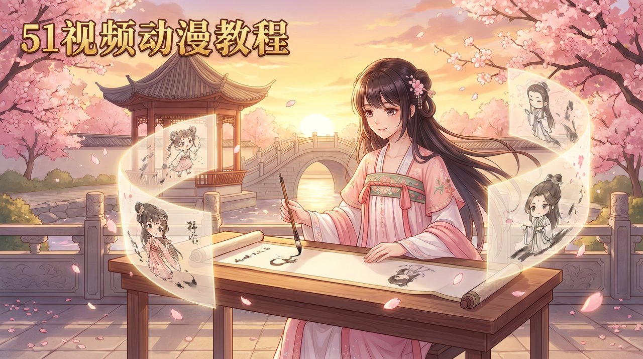 抖荫短视频-樱花物语动漫教程